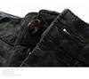 Men's Retro Camouflage Elastic Cuff Multi-Pocket Overalls
