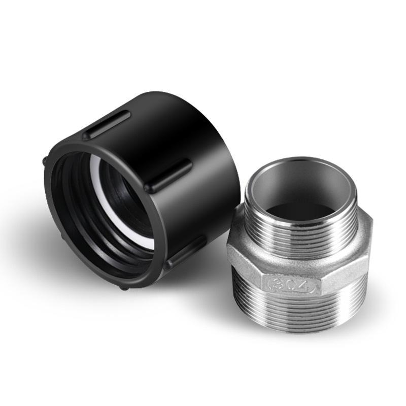 IBC Tank Tap Adapter S60X6 Coarse Thread Garden Quick Connect Faucet Alloy Tank Tap 1/2'' 3/4'' 1000 Liter Ibc Tank ValveFitting