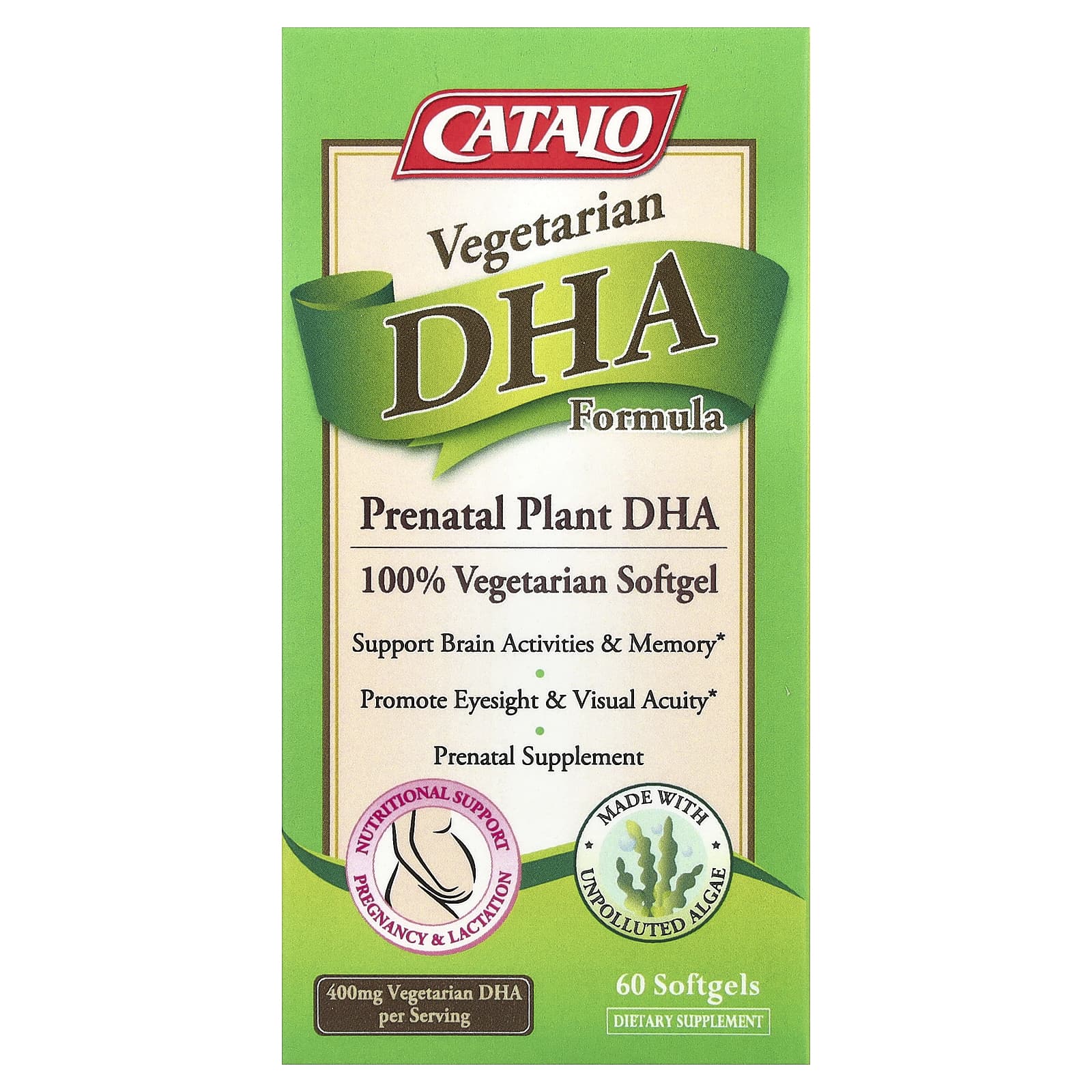 

Plant-Based Dha Formula, 60 Softgels