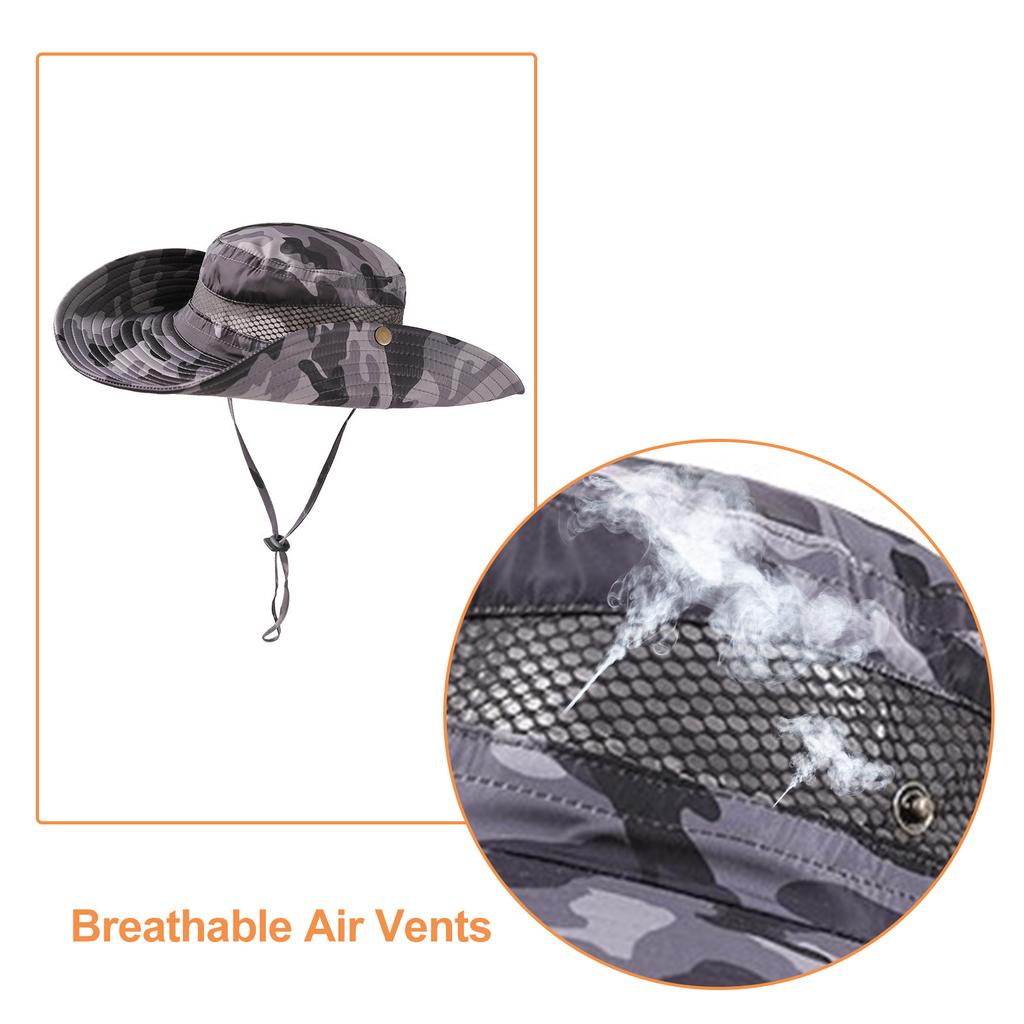 Sun Hat Quick Dry UPF50+ Sun Protection Hat Cap for Men and Women Hiking Fishing Gardening Safari