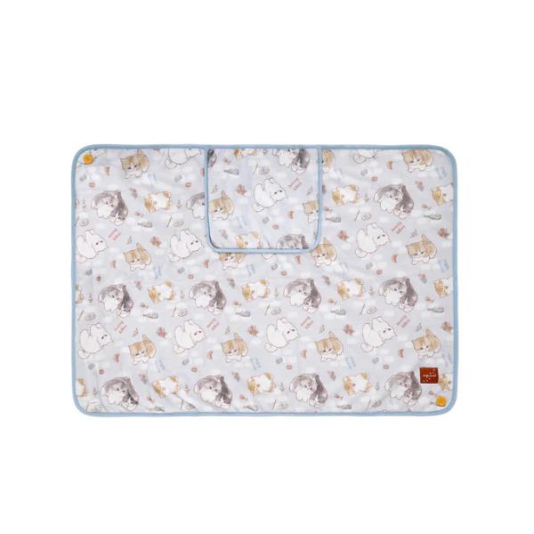 Mofusand Warm 3-Way Blanket with Storage Pocket ( Paris Nyan) Japan NEW