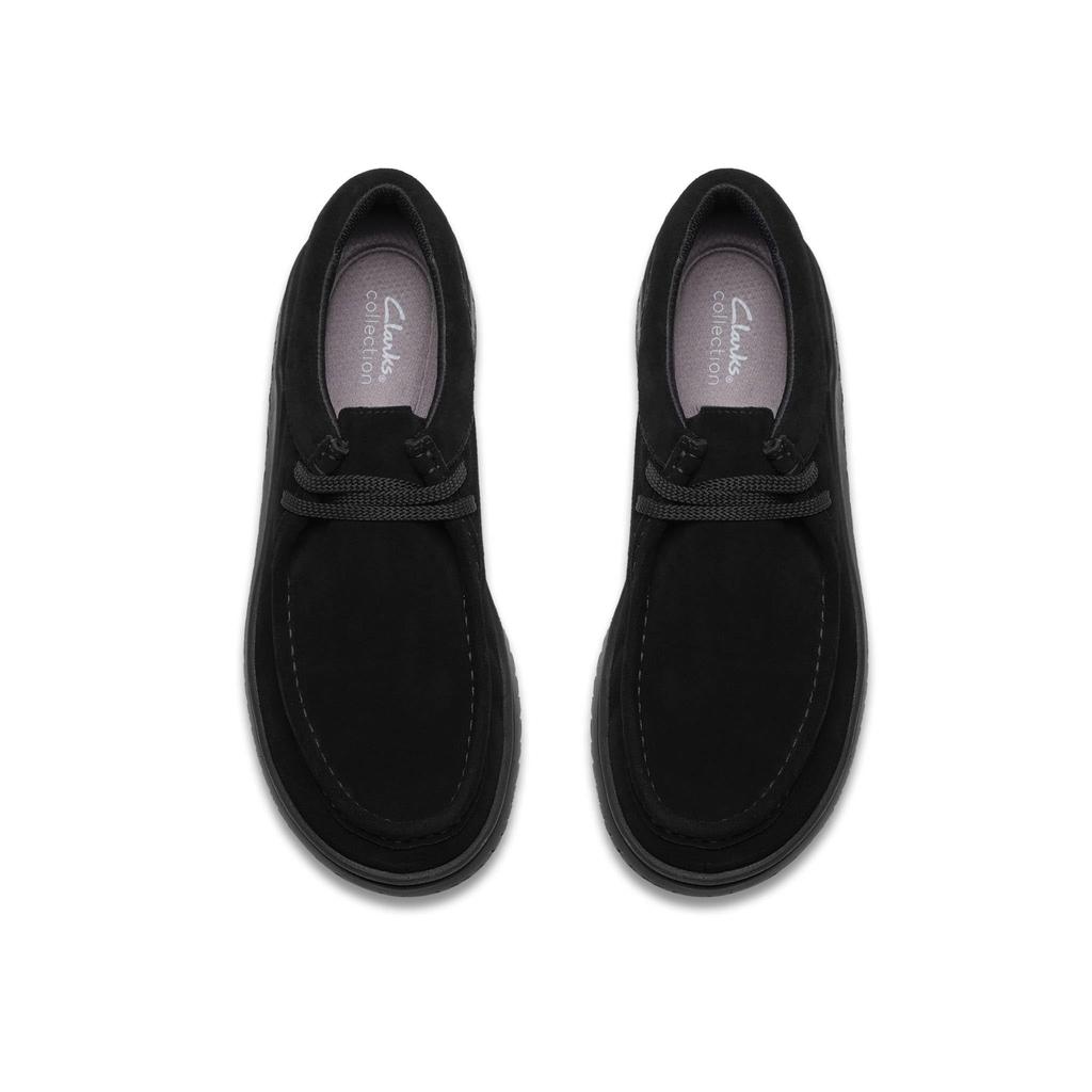 Clarks Relax Light Low Moccasins, Men's, Black Suede, Size 26.5 cm