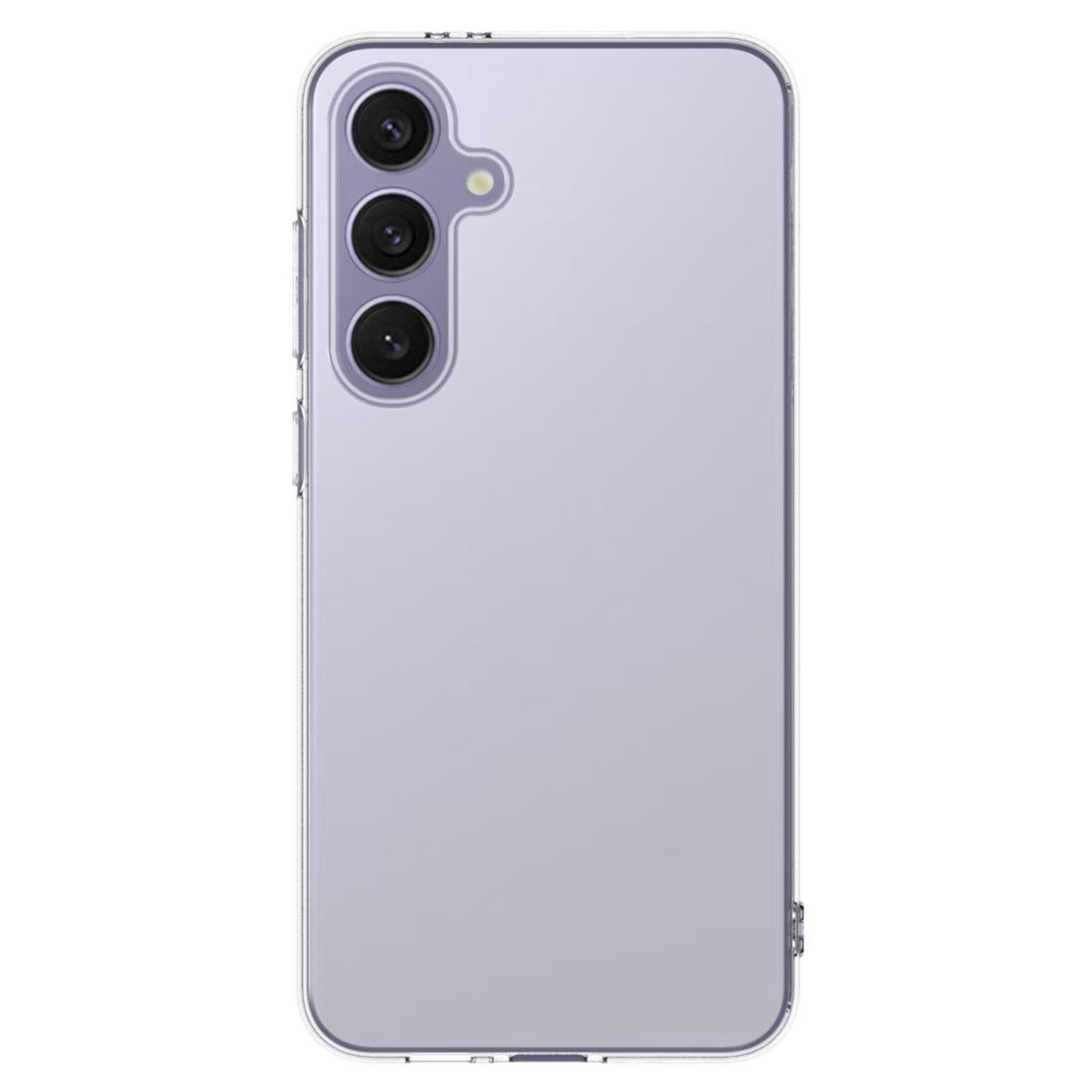 

For Samsung Galaxy S24 FE Case Anti-Fingerprint Crystal Clear TPU Phone Cover A