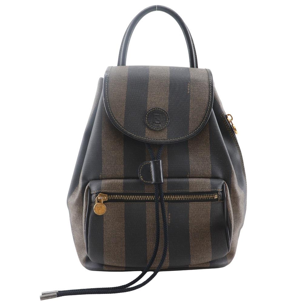 

FENDI Pekan Backpack Daypack Brown PVC Women Used