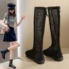 Hollow Long Net Boots Women's Boots Women's Spring and Autumn Summer Boots Thin Single Boots High Tube Medium Tube Martin Boots Breathable Women's Sho