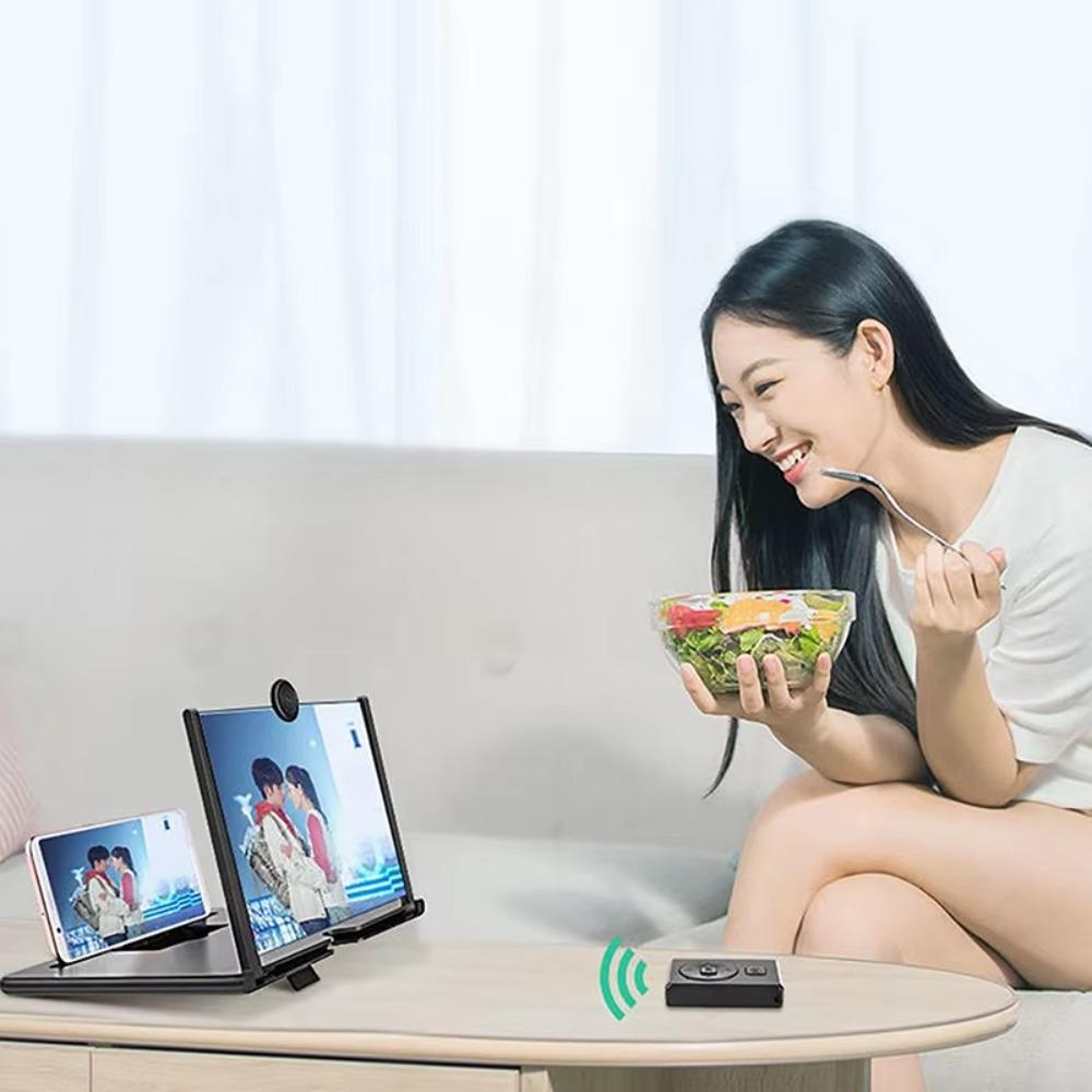 Folding Stand Bracket 3D HD Screen Magnifier Portable Movie Enlarger