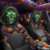 2 szt. Elastyczne Pokrowce na Zagłówki Samochodu na Halloween Dekoracja Wnętrza Samochodu Pokrowiec Wnętrze Samochodu