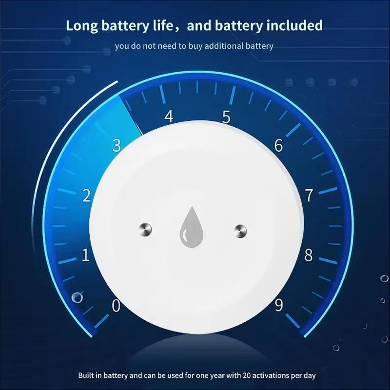 Smart Water Leak Sensor Tuya ZigBee 3.0 Flood Leakage Sensor Alarm APP Remote Monitoring Flood Overflow for Kitchen Bathroom