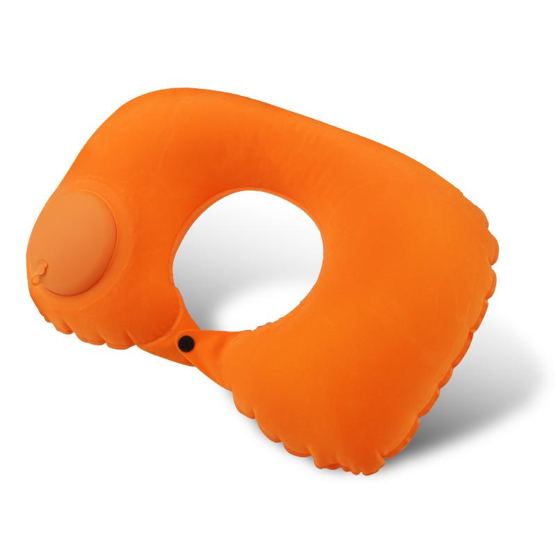 Travel Neck Pillow Inflatable Airplane Pillow U-shaped Cervical Orthopedic Protection Pillow Outdoor Portable Foldable Pillow
