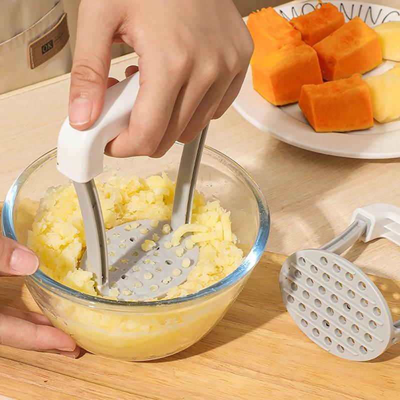 1Pc Plastic Manual Potato Ricer Masher Creative Potatoes Pumpkin Sweet Potato Masher Auxiliary Food Masher Kitchen Gadgets