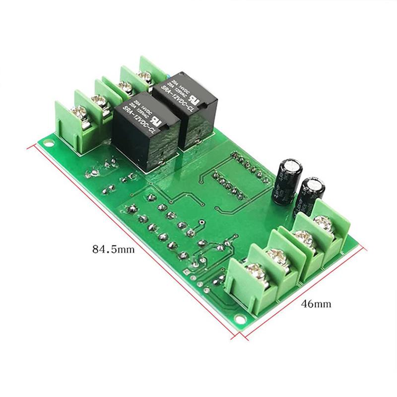 A78E-12V DC Motor Driver Board With Forward/Reverse Control, Low-Level Trigger, Programmable Delay And Timing Relay Module