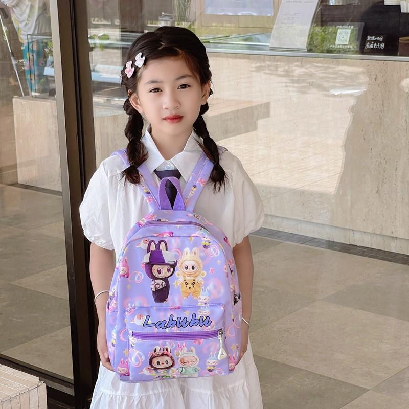 School Bag Backpack Large-capacity Children's Bag LABUBU Elementary School Backpack Girl Boy School Backpack