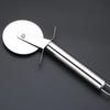 Küchen-Pizza-Backwerkzeuge 4 Muster Edelstahl Pizza Schneider Doppelroller Pizza Messer Schneider Gebäck Nudel Teig Schneider