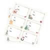 10 Stück/Set Weihnachtsgeschenk-Anhänger Aufkleber An und Von Weihnachts-Namensschild Selbstklebender Weihnachtsaufkleber