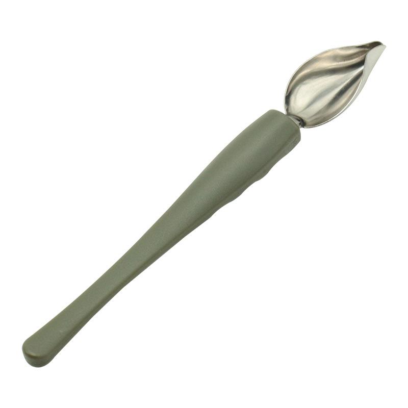 **Saucenlöffel aus Edelstahl zum Anrichten für die westliche Küche und Desserts**