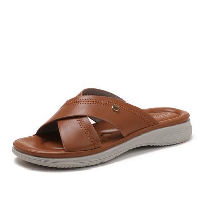 Summer Soft-soled Anti-slip and Fashionable Beach Shoes with Slope Heels and Thick Soles