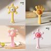 Baby Silicone Teething Toy With Hand Rattle For Soothing And Chewing Fun