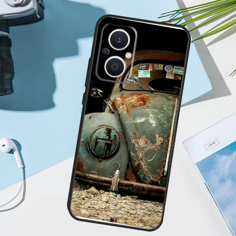 

Classic Vintage Old Retro Car Cover For OPPO Reno 8T 7 8 Lite 14F 13F 12F 11F 14 13 12 11 10 OPPO Find X8 X6 X5 X9 Pro Case OPPO Find X9