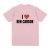 I Love Ken Carson T Shirts Men Women Fashion Hip Hop T-Shirt 100% Cotton Casual Cozy Oversized Short Sleeve T-shirts Streetwear