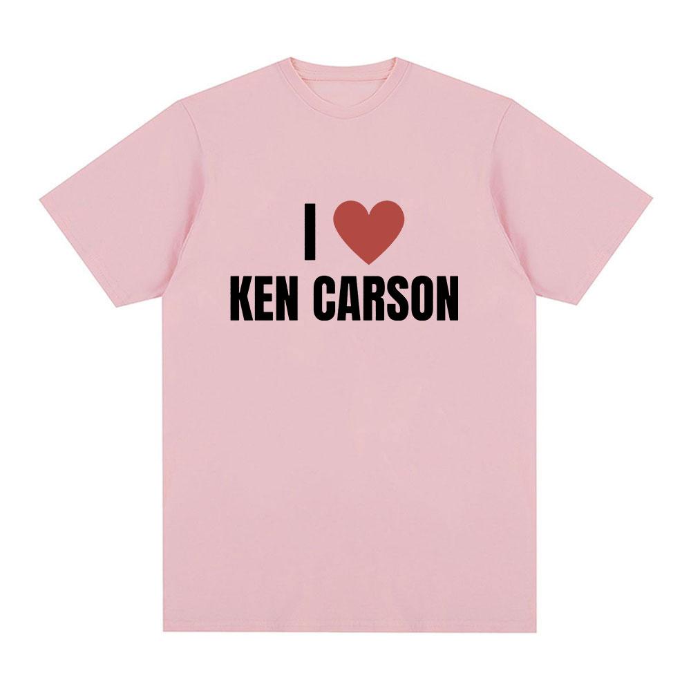 I Love Ken Carson T Shirts Men Women Fashion Hip Hop T-Shirt 100% Cotton Casual Cozy Oversized Short Sleeve T-shirts Streetwear