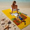 Serviette de plage à motifs Pippi Longstocking - douce, absorbante, séchage rapide, lavable en machine - parfaite pour la natation, le camping, la plage