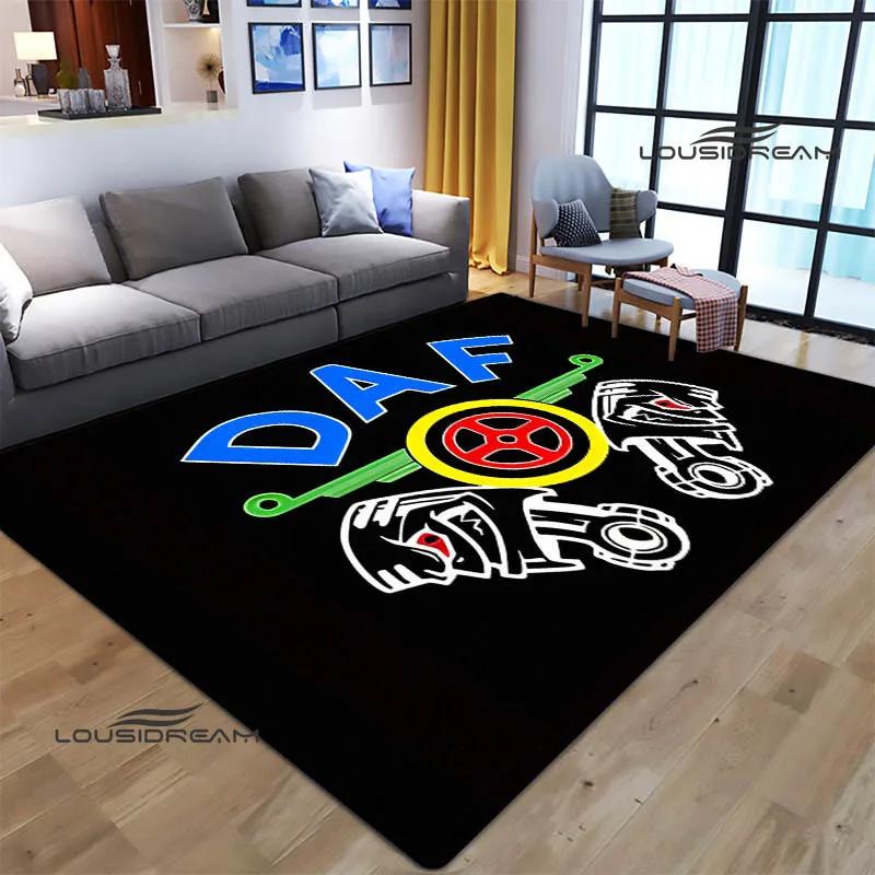 truck Retro printed carpet Living room bedroom carpet non-slip carpets Yoga mat Outdoor carpet kawaii rug