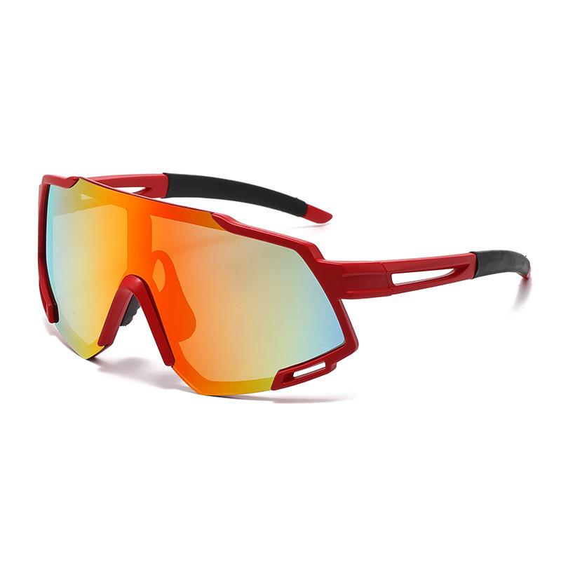 

Sports Large Frame One-Piece Colorful Running Windproof Sunglasses Men S And Women S Outdoor Cycling Glasses