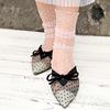 Women Dot Fashion Chiffon Tulle Socks Dress Socks Glass Stockings Nylon