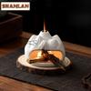 Small Mountain-style Incense Holder Water Fountain Decoration Incense Burners Aromatherapy Censer Teaset Supplies Decoration