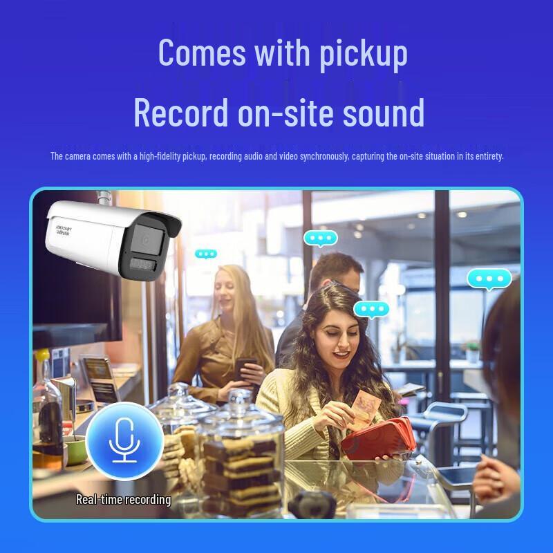 Hikvision 4MP POE Outdoor Surveillance Camera CN plug (adapter included)