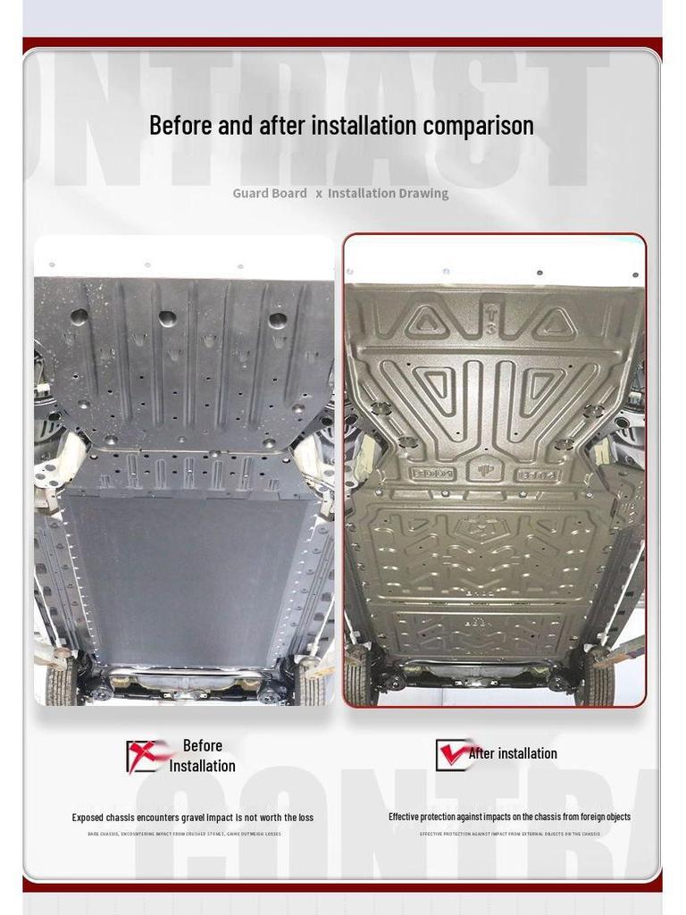 Compatible with 21-23 BYD D1 Chassis Guard Plate Modification