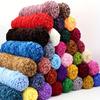 6pcs 600g Chenille Yarn Washable & Ultra Durable Crochet Velvet Yarn Resilient Yarn for Cushions Bags Knitting Projects DIY Craft Supplies