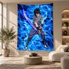 Decorative Tapestry,Sasuke Uchiha Printed Wall Art, Lightweight Wall Hanging For Bedroom Background