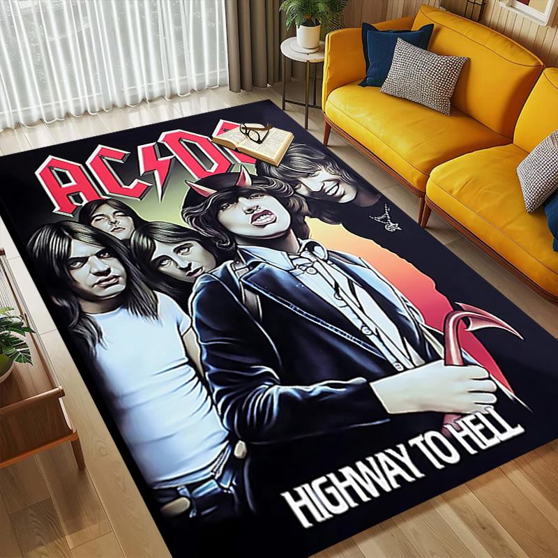 Highway Hell Living Room Nonslip Area Rug Soft Carpet For Bedroom Game Playroom Sofa Office Home Decor Doormat Christmas Gift C926689
