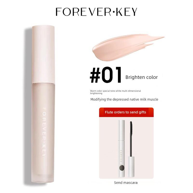 Foreverkey Concealer Cover Cover Fleck Dark Circles Acne Marks Tear Groove Face Brightening Skin Color Repair Female