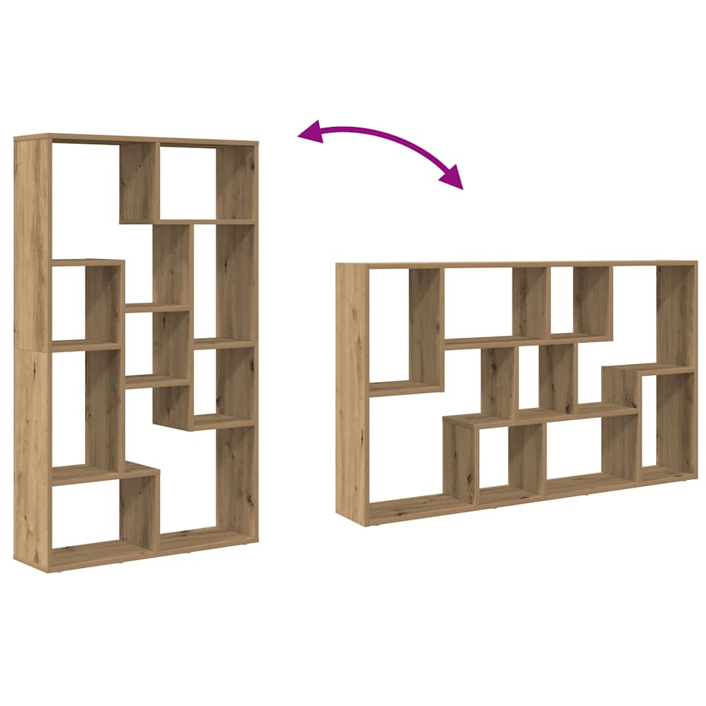 Vidaxl Bookshelf, Artisan Oak, 72X20X120 Cm