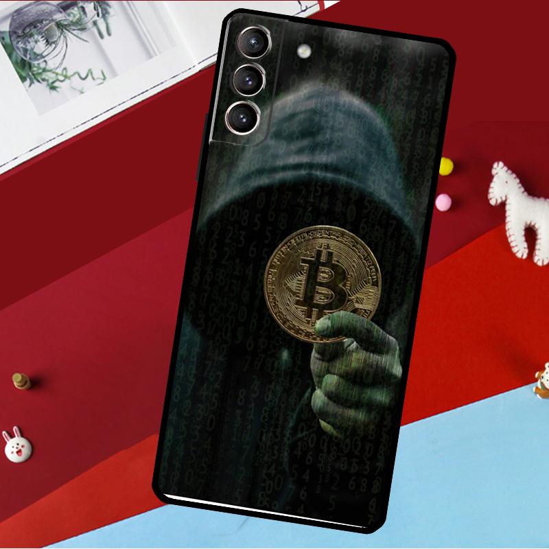 Bitcoin BTC Funda For Samsung Galaxy S26 S25 S23 S22 S20 S24 Ultra S9 S10 Plus S21 FE S25 FE Phone Case