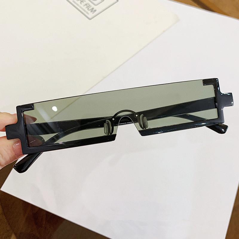 New Internet celebrities ins fashion street sunglasses women's concave trend styling glasses men's street fashion sunglasses tide