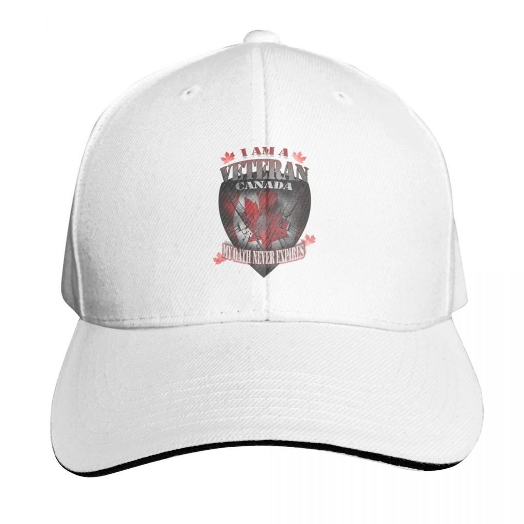 Canadian Military Veteran Baseball Cap Summer Hat Mountaineering Visor Unisex Hat Unisexs Tennis Womens