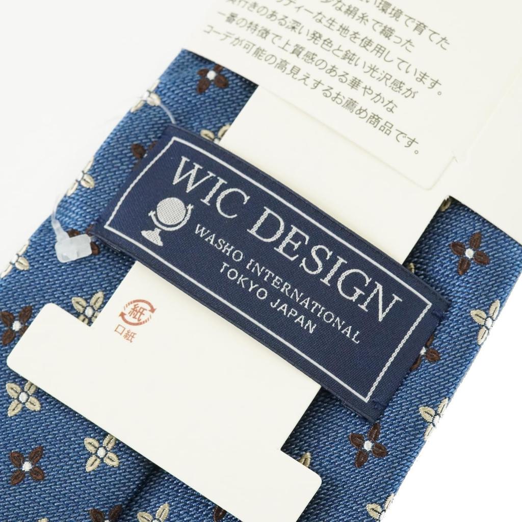 [WIC DESIGN  TUSSAH SILK (Tussah Silk) Small Pattern Tie]
