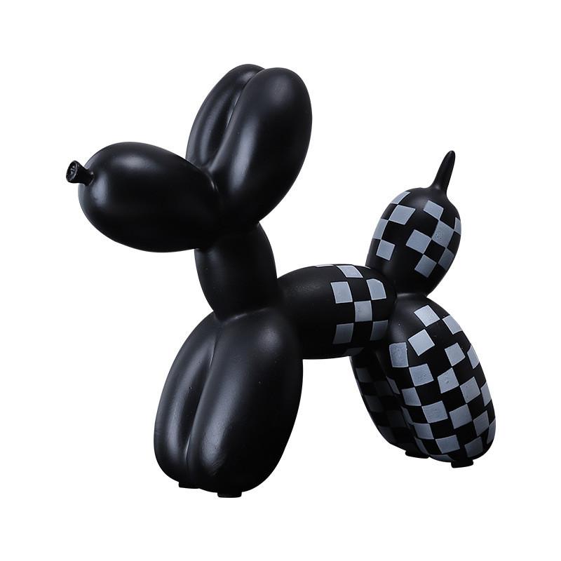 Balloon Contemporary Dog Resin Statue For Living Room Bar Table Decorations