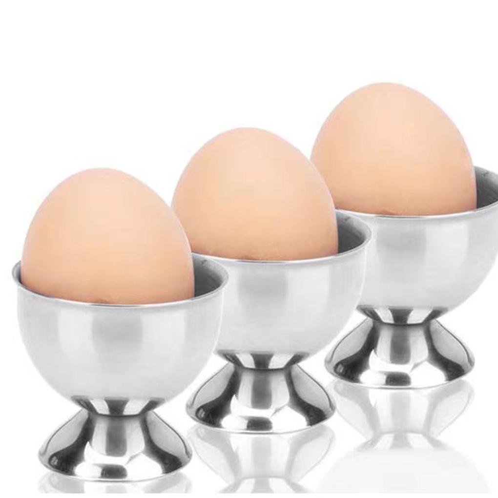 Stainless Steel Eggs Cup Strong And Durable For Boiled Eggs Stainless Steel Boiled Egg Cups