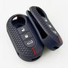 Silicone Car Flip Key Case Cover For Fiat Ducato 500 500L Panda Grande Punto Lancia Musa Auto Shell Fob Keychain Accessories