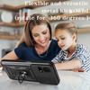 For TCL 50 LE Case with Slide Camera Lid PC+TPU Kickstand Phone Cover