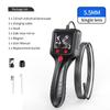 2.4 In IPS Screen Industrial Endoscope Camera HD1080P Pipe Sewer Inspection Borescope IP68 Waterproof LEDs 2600mAh For Car