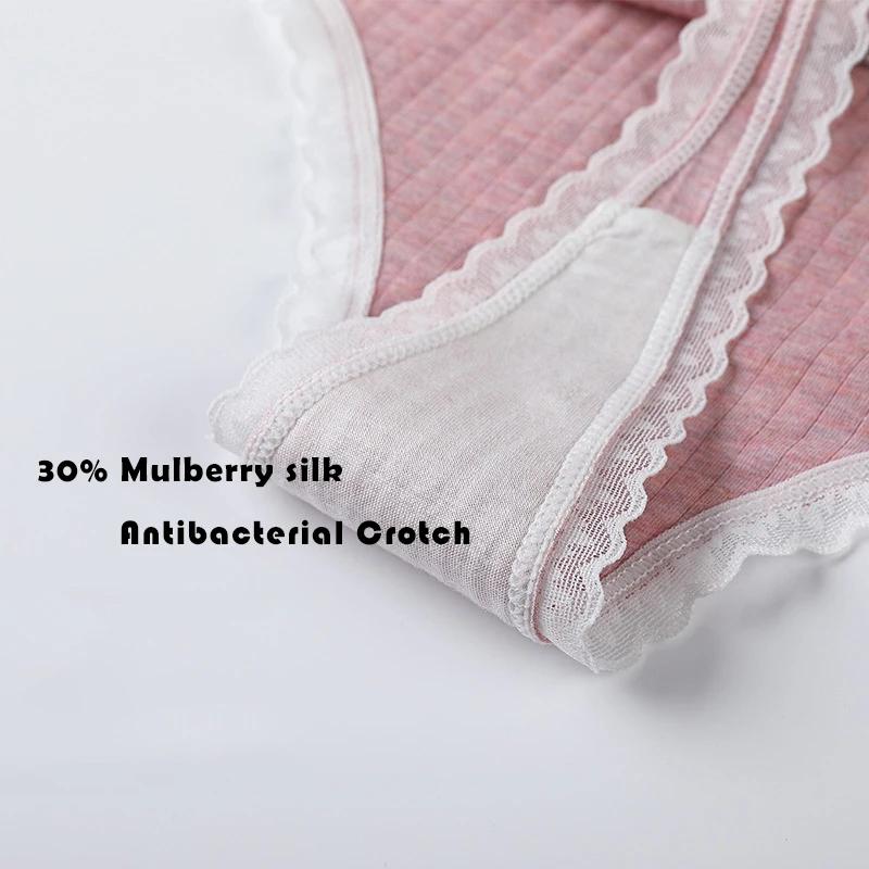 3 Pcs/Set Women Panties G-String Underwear Fashion Thong Sexy Cotton Panties Ladies G-string Soft Lingerie Solid Low Rise Panty