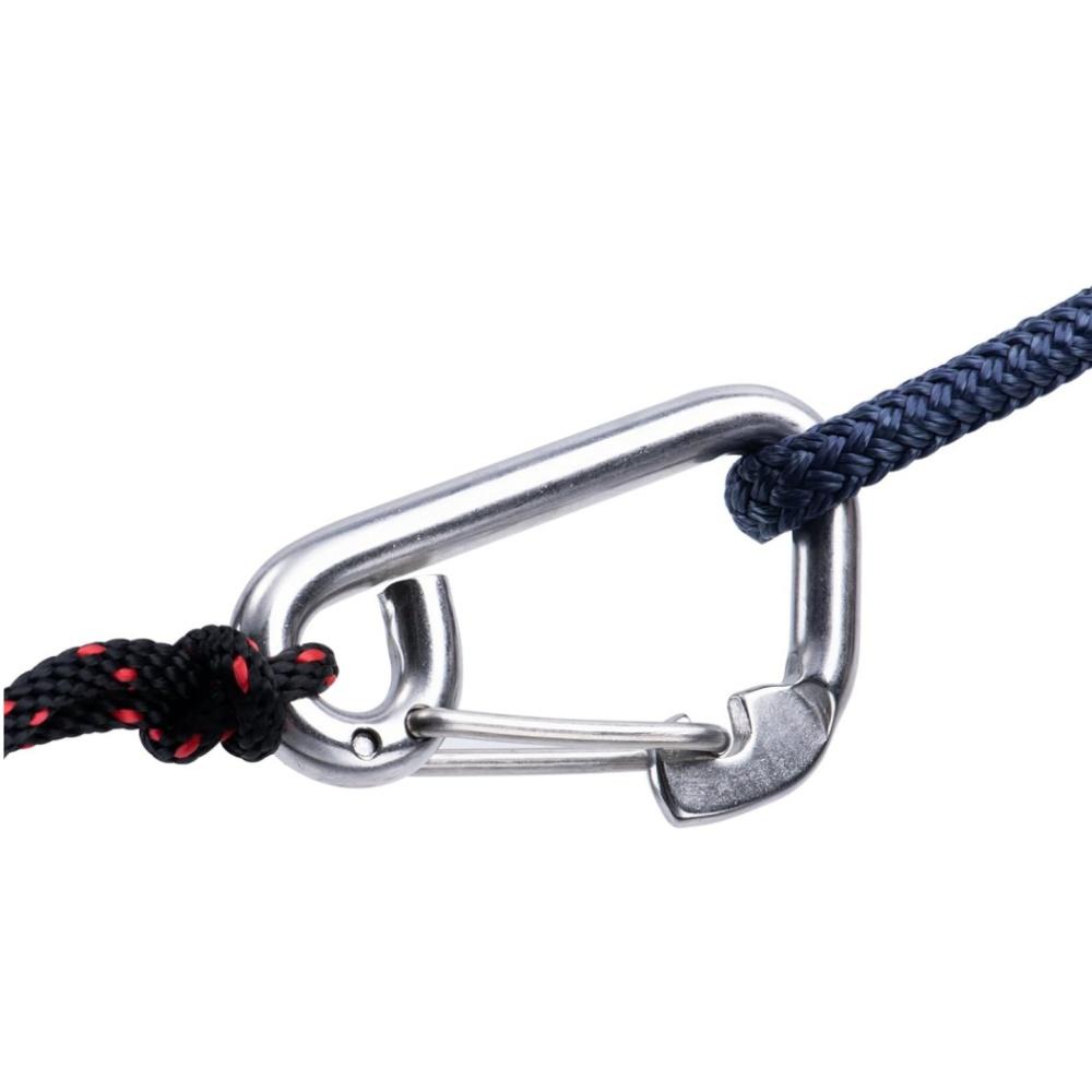 2-Piece 304 Stainless Steel Spring Hooks – Heavy-Duty Safety Quick Release Clips – 6x60mm & 8x80mm For Dog Walking, Camping, Fishing, Hiking