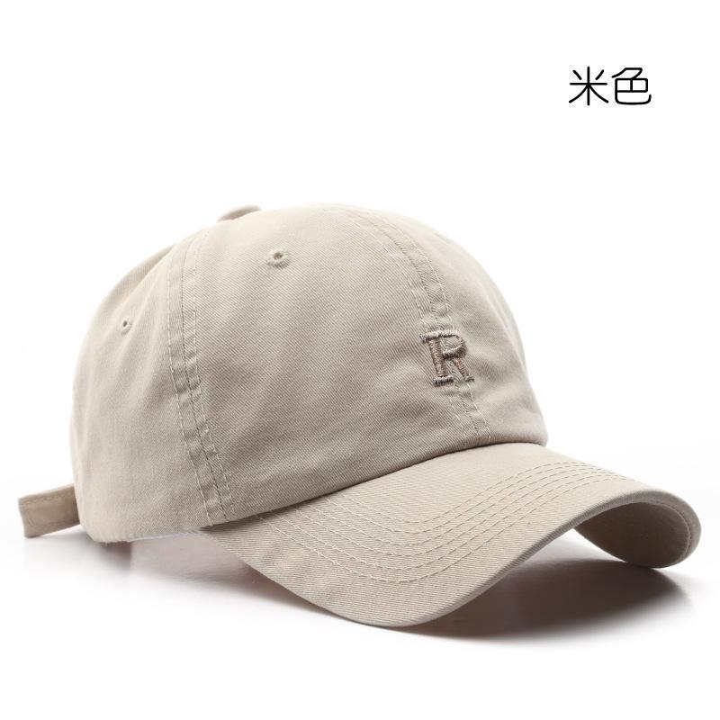 

Модная бейсбольная кепка с вышивкой, летняя уличная регулируемая шляпа в стиле хип-хоп, шляпа Snapback с костями бежевый