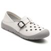 Little white shoes women's spring cowhide thick-soled women's shoes hollow lazy shoes soft-soled breathable casual shoes