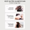 Barre de savon au shampoing au riz biologique, savon revitalisant à l'eau de riz, nourrissant et anti-chute